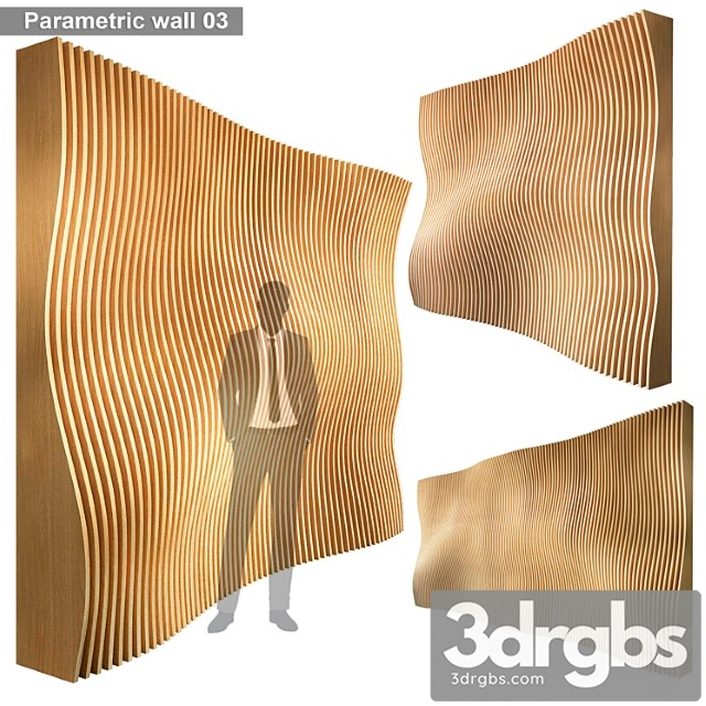 Parametric wall 003 3dsmax Download - thumbnail 1