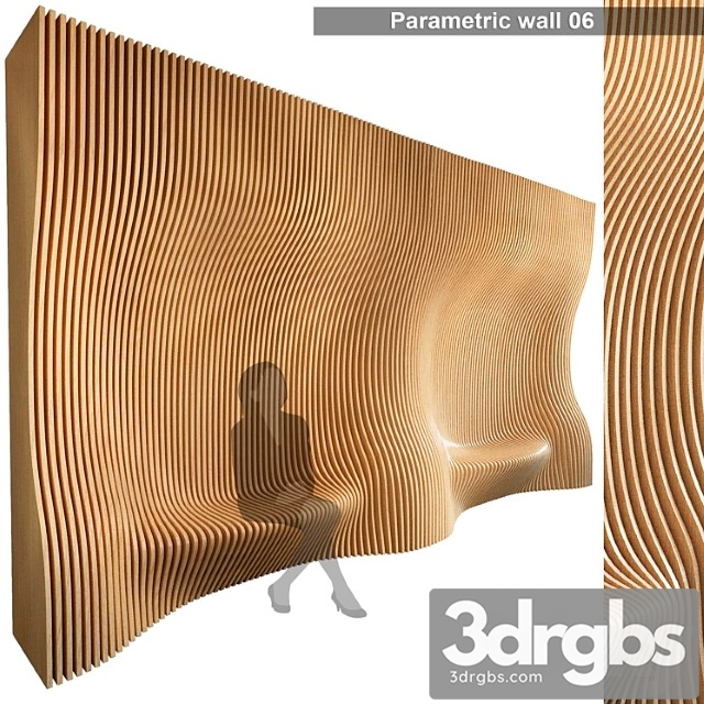 Parametric wall 006 3dsmax Download - thumbnail 1