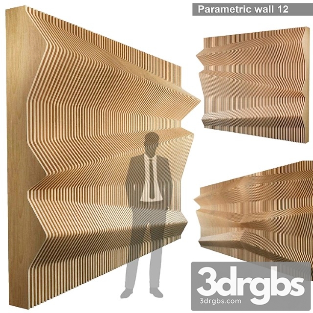 Parametric wall 012 3dsmax Download - thumbnail 1