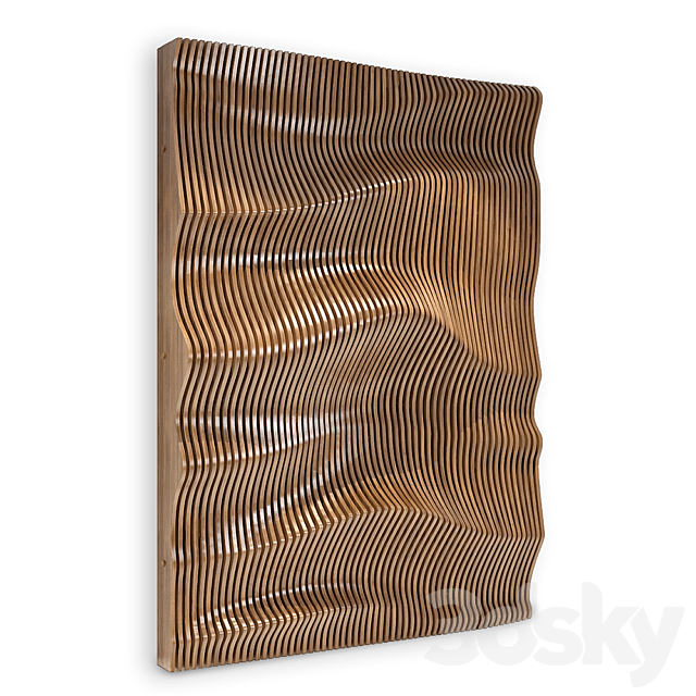 parametric wall 02 3DSMax File - thumbnail 1