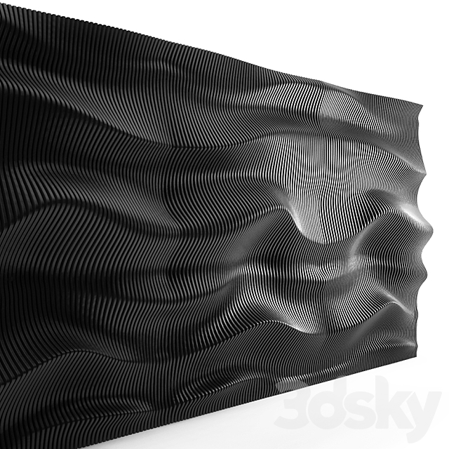 parametric wall 02 3DSMax File - thumbnail 2