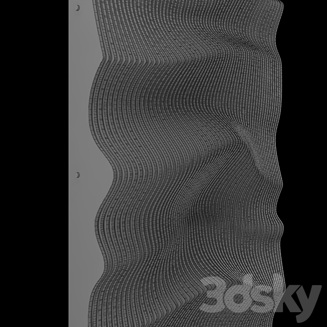 parametric wall 02 3DSMax File - thumbnail 3