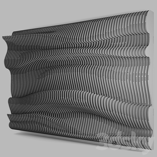 parametric wall 03 3DS Max Model - thumbnail 5