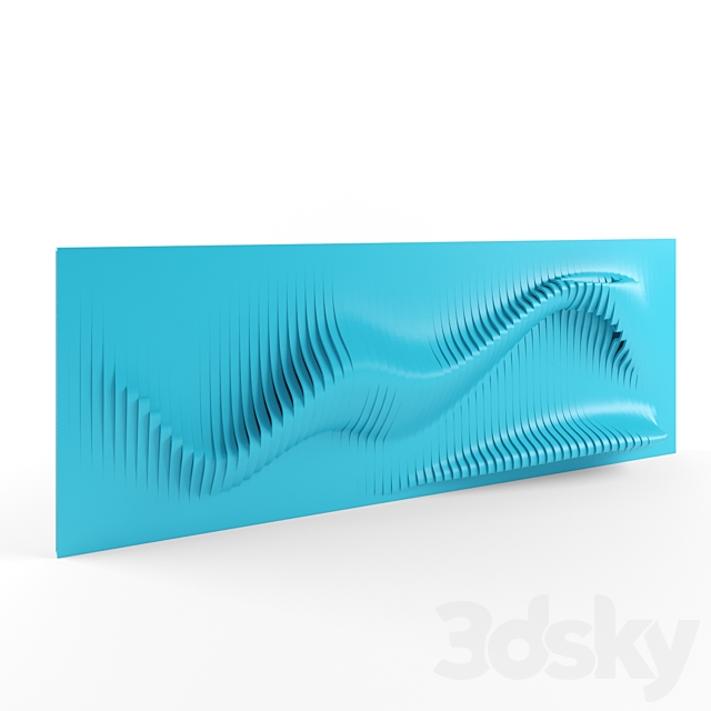 Parametric Wall 3DS Max Model - thumbnail 2