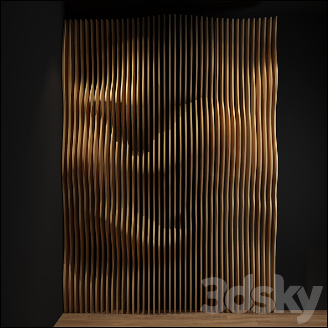 parametric wall 3DS Max Model - thumbnail 4