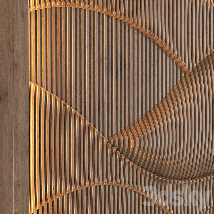 Parametric Wall Design_1 3DS Max - thumbnail 2