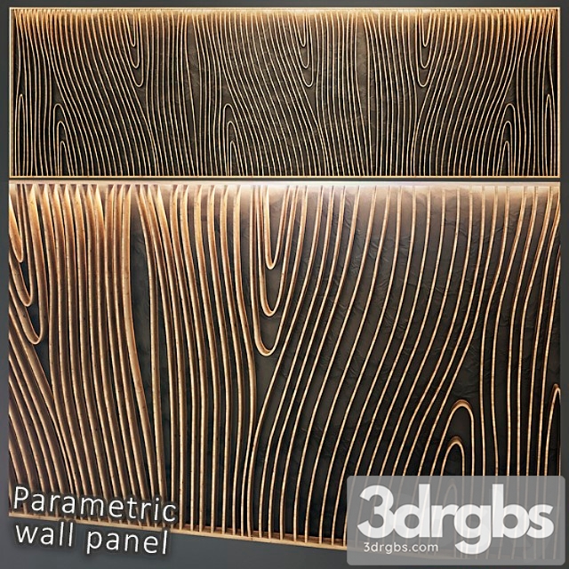 Parametric wall panel 3dsmax Download - thumbnail 1