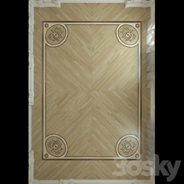 Parquet 3DS Max Model - thumbnail 3