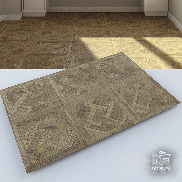 parquet 3DS Max Model - thumbnail 1