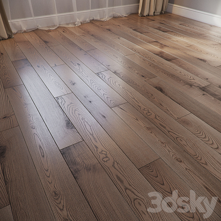 Parquet Barlinek Ash Hazelnut 3DS Max - thumbnail 1