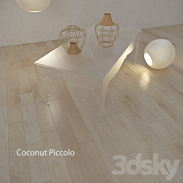 Parquet Barlinek Olive Crostini Grande and Coconut Piccolo 3DSMax File - thumbnail 2