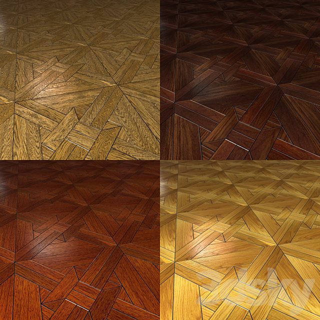 Parquet Lyavarden shield (8 colors) 3DSMax File - thumbnail 3