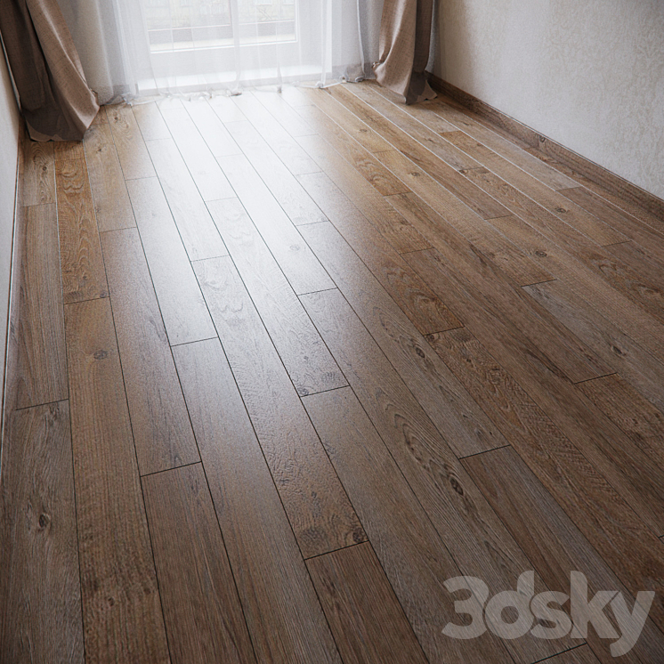 Parquet oak 3DS Max - thumbnail 1