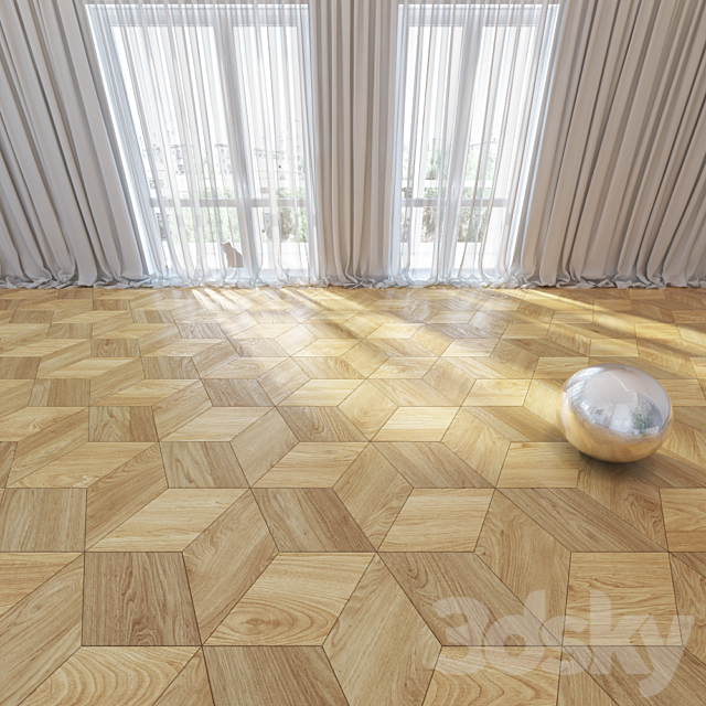 Parquet Sheremetyevo star. Ver. 03 3DSMax File - thumbnail 2