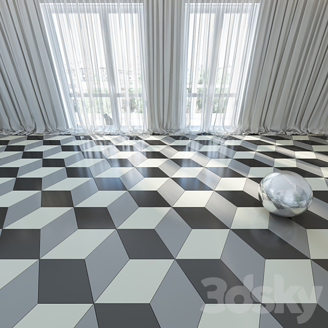 Parquet Sheremetyevo star. Ver. 03 3DSMax File - thumbnail 3