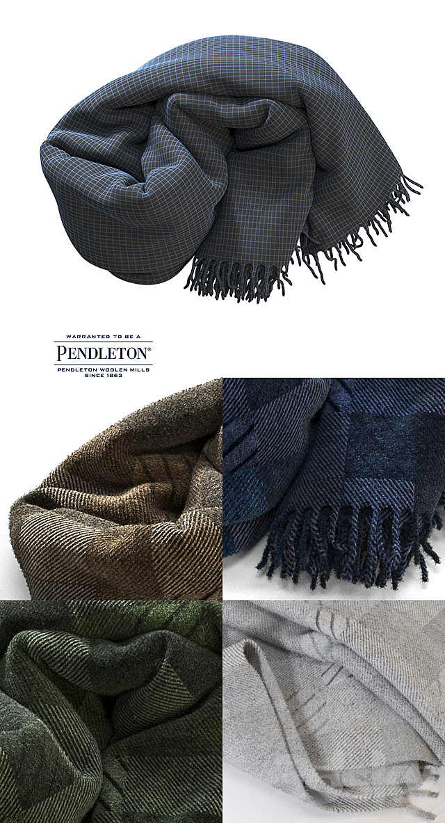 PENDLETON woolen blanket _ for Corona Renderer and Vray 3DSMax File - thumbnail 3