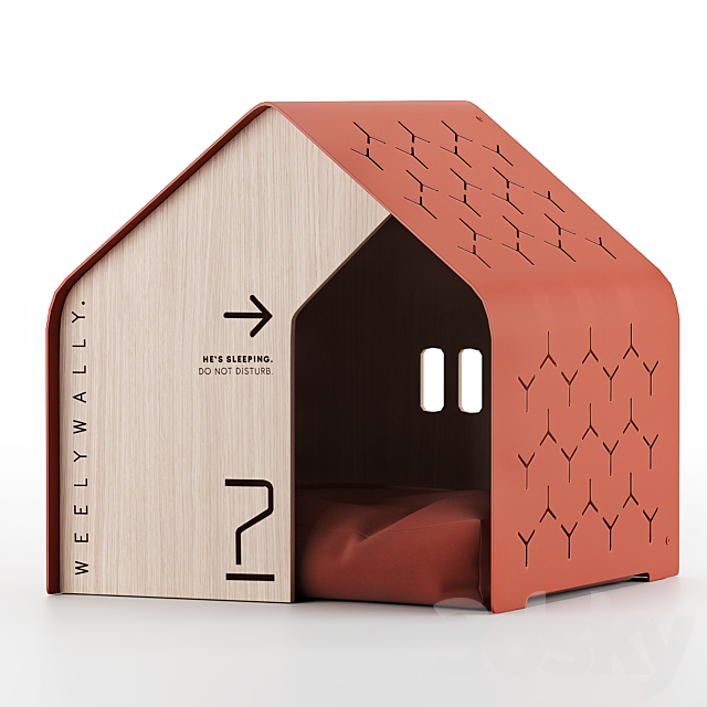 Pet House Weelywally Sydney 3DS Max Model - thumbnail 2