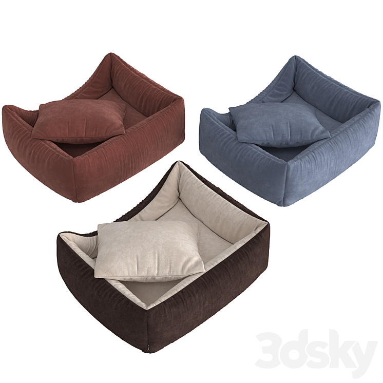 Pet pillow 3DS Max Model - thumbnail 2