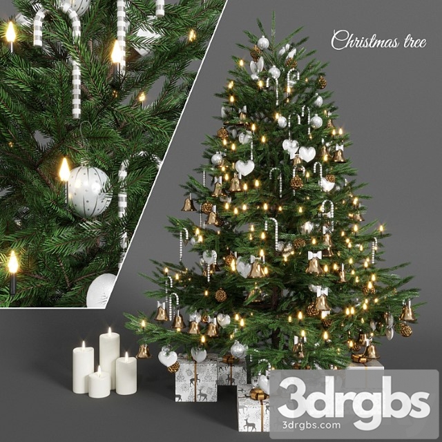 Plant Christmas tree 3dsmax Download - thumbnail 1