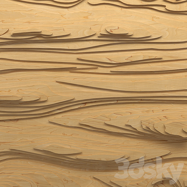 Plywood “Texture of the wood” 3DS Max Model - thumbnail 3