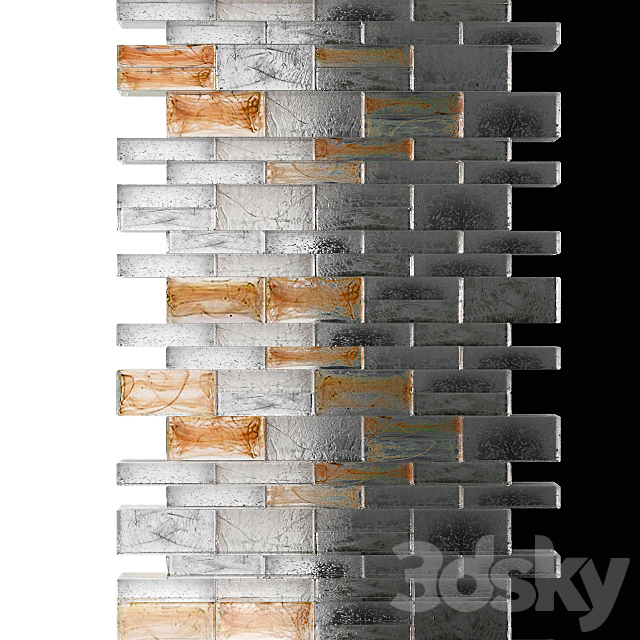 Poesia glass bricks 3DSMax File - thumbnail 1