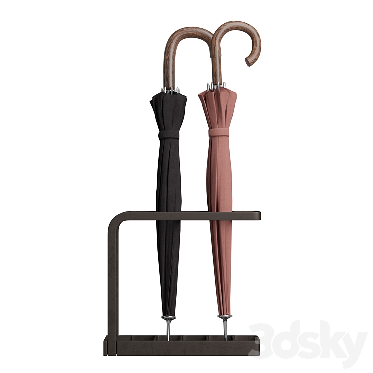 Polder Umbrella Stand 3DS Max Model - thumbnail 2