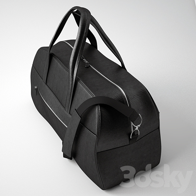 Porsche bag 3DS Max Model - thumbnail 2