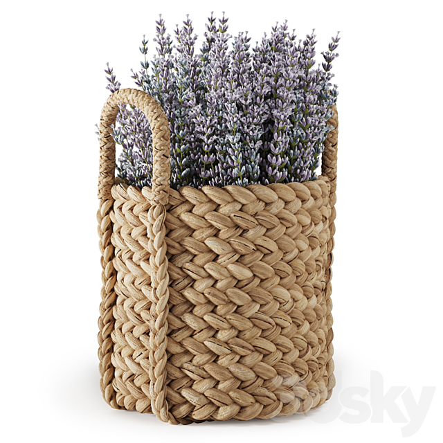 Pottery Barn Beachcomber Baskets 01 3DSMax File - thumbnail 3