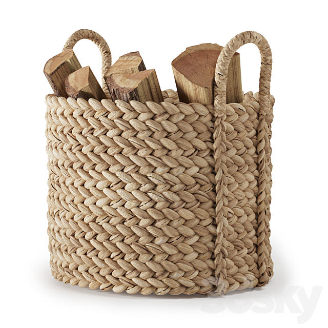 Pottery Barn Beachcomber Baskets 01 3DSMax File - thumbnail 4