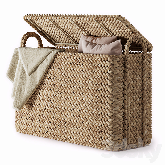 Pottery Barn Beachcomber Baskets 02 3DSMax File - thumbnail 4