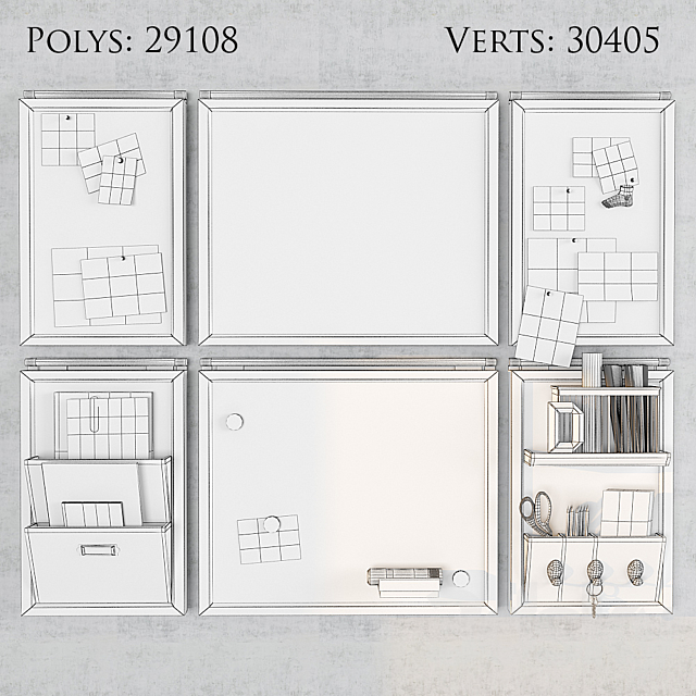 Pottery Barn – Daily System Kitchen Set 3DS Max Model - thumbnail 3