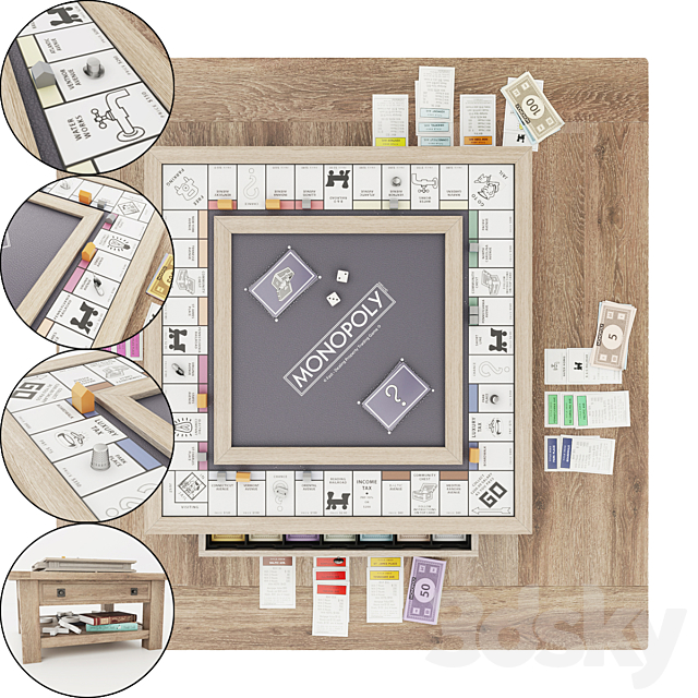 Pottery Barn Monopoly – Luxury Edition 3DSMax File - thumbnail 2