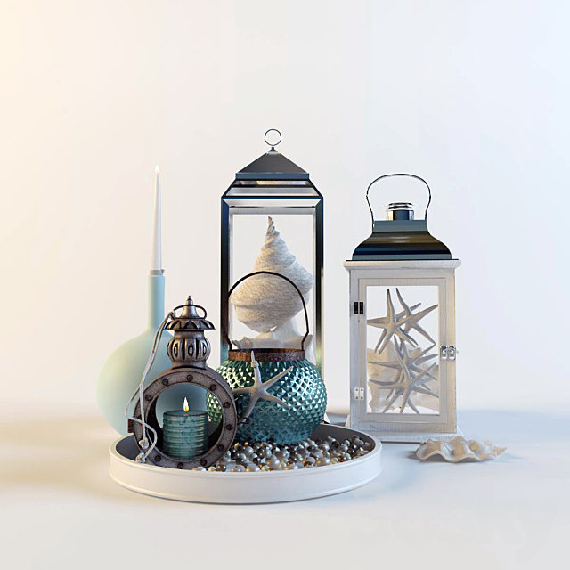 PotteryBarn. Bristol Lantern 3DSMax File - thumbnail 1