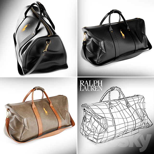 Ralph Lauren bag 3DS Max Model - thumbnail 3