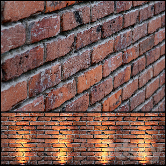 red brick wall 3DSMax File - thumbnail 1