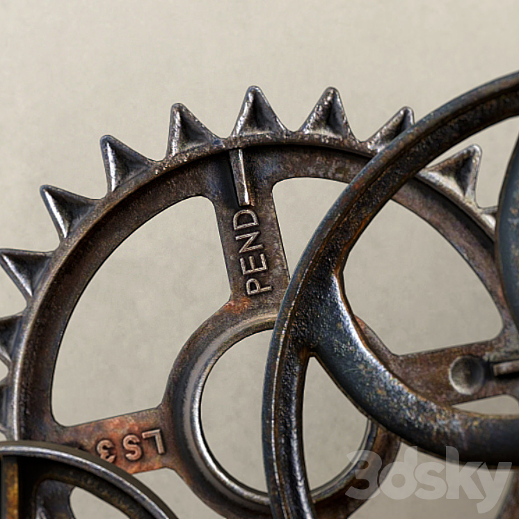 RH \/ WHEEL & GEAR COLLECTION 3DS Max - thumbnail 2