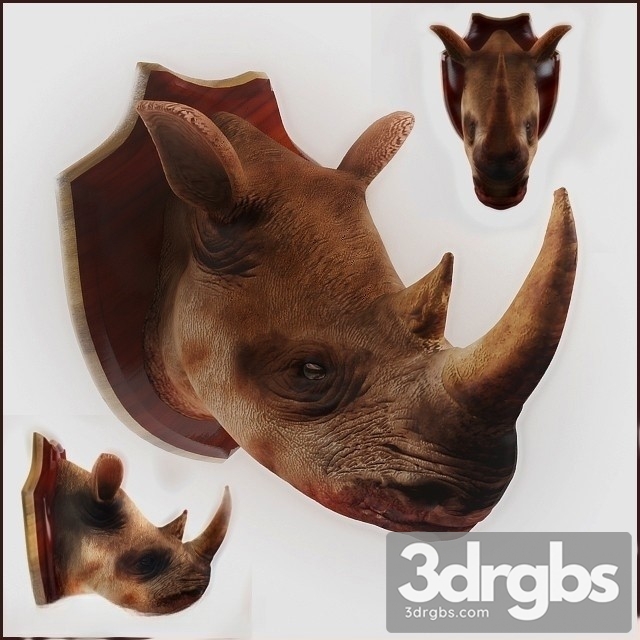 Rhino Head 3dsmax Download - thumbnail 1