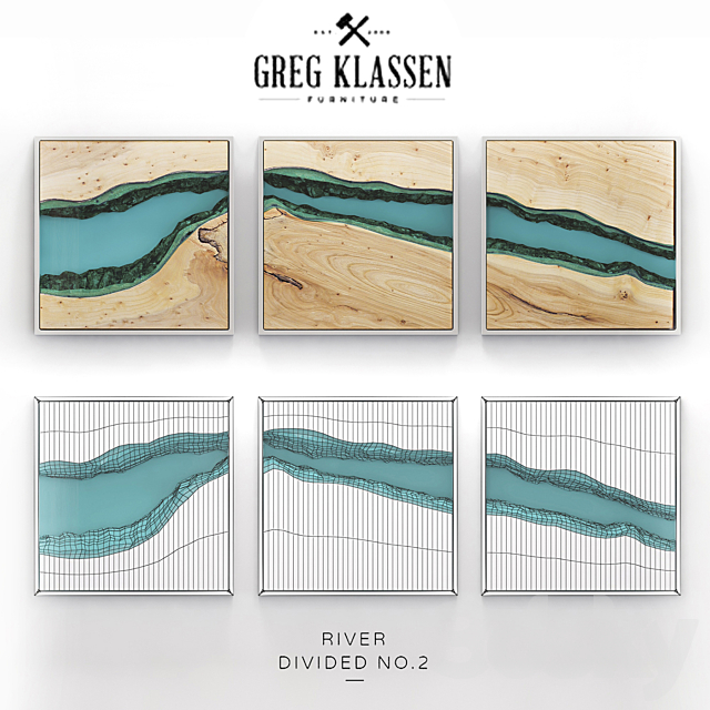 RIVER DIVIDED 3DSMax File - thumbnail 1