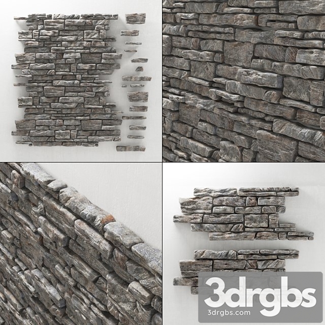 Rock stone panel 3dsmax Download - thumbnail 1