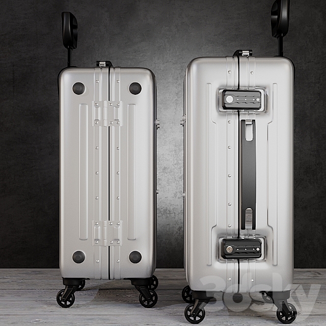 Rolling Luggage 3DSMax File - thumbnail 2