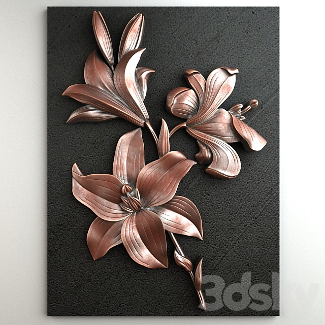 Royal Lilies 001 3DSMax File - thumbnail 1