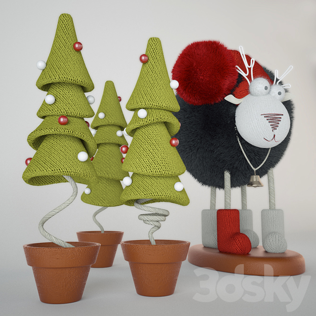 Rudolph is not the same 3DS Max Model - thumbnail 2