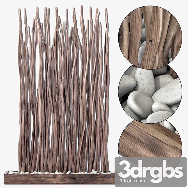 Sang Crooked Decor Pebble N2 3dsmax Download - thumbnail 1