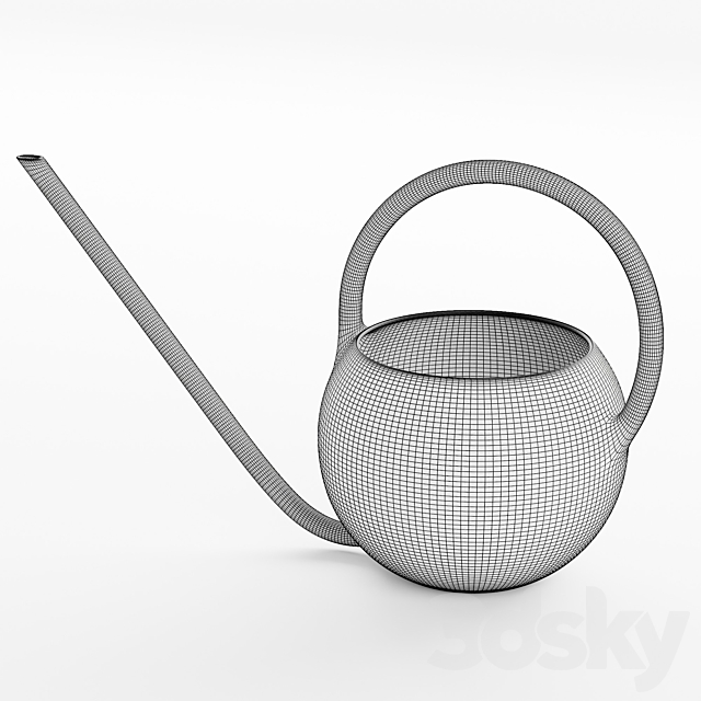 Sawyer Watering Can 3DS Max Model - thumbnail 6