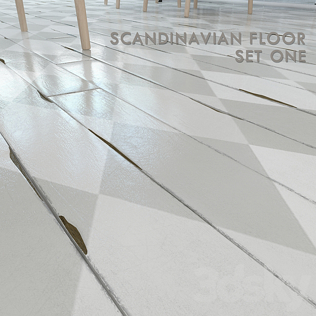 Scandinavian floor set 1 3DSMax File - thumbnail 1