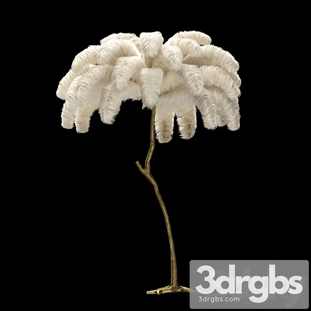 Scenery from ostrich feathers_1 3dsmax Download - thumbnail 1