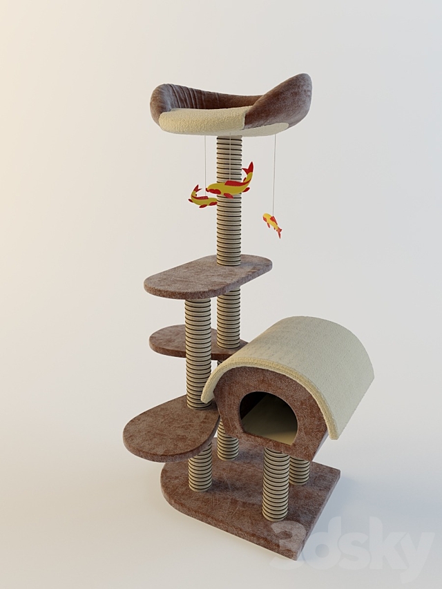 Scratching post from Fauna International 3DSMax File - thumbnail 1