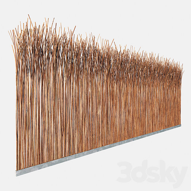 Screen long branch thin decor n5 _ Long screen of thin branches No. 5 3DS Max Model - thumbnail 3