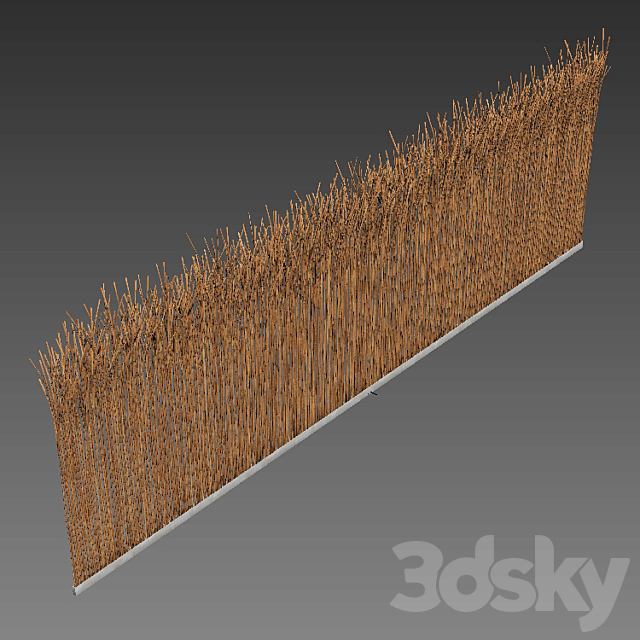 Screen long branch thin decor n5 _ Long screen of thin branches No. 5 3DS Max Model - thumbnail 4