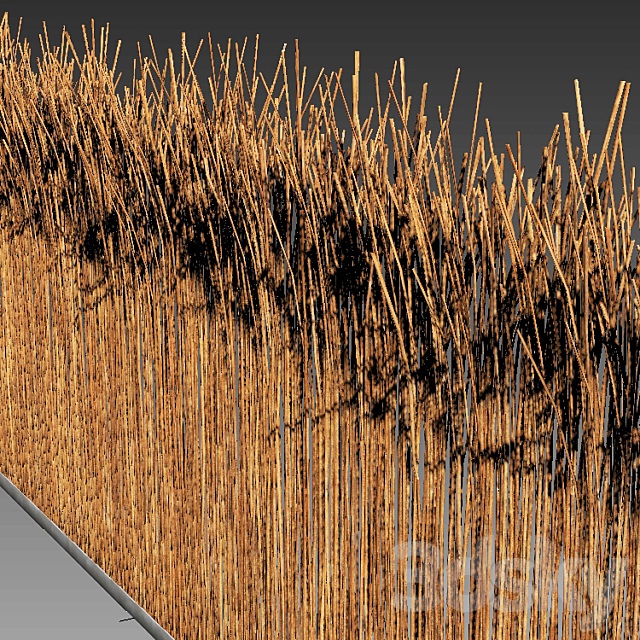 Screen long branch thin decor n5 _ Long screen of thin branches No. 5 3DS Max Model - thumbnail 5